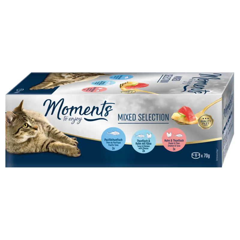 Adult Mixed selection menuboks 9x70 g - Maxi Zoo Danmark