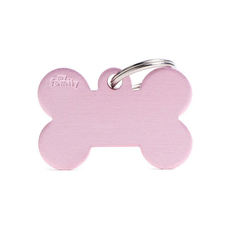 Navnetegn ben big 2,5x3,8 cm pink - Maxi Zoo Danmark