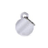 Navnetegn cirkel small 2,85x2,15 cm sølv - Maxi Zoo Danmark
