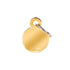 Navnetegn cirkel small 2,85x2,15 cm guld - Maxi Zoo Danmark
