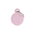 Navnetegn cirkel small 2,85x2,15 cm pink - Maxi Zoo Danmark