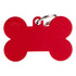 Navnetegn ben XL 4,8x3,15 cm rød - Maxi Zoo Danmark