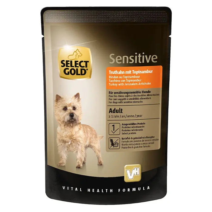 Sensitive pouch Kalkun 100 g - Maxi Zoo Danmark