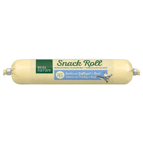 Wilderness snack pølse laks m. fjerkræ +okse 80 g - Maxi Zoo Danmark