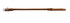 Læder rund halsbånd Elg 38-42cm, 8mm bred Cognac