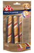 Tyggeben Triple flavour Rolls113g 3 stk. - Maxi Zoo Danmark