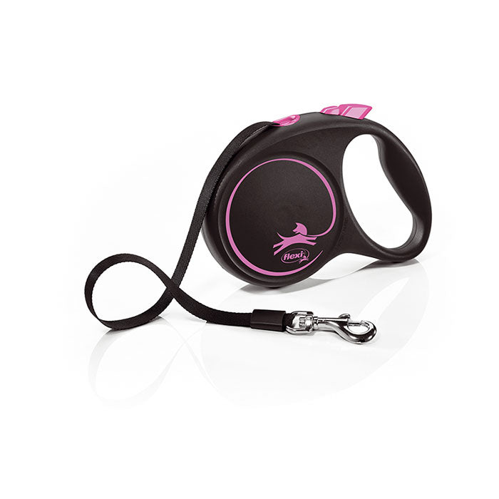 Hundeline Design M 5 m pink