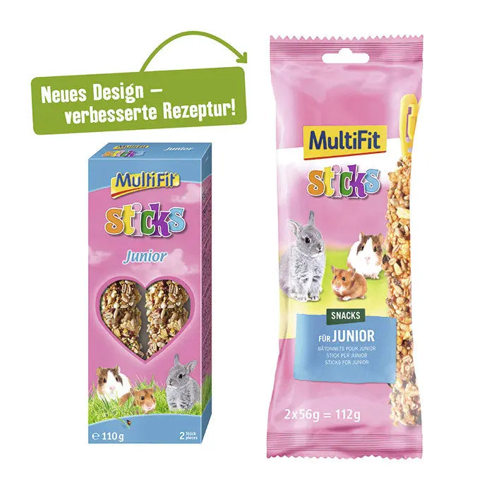 Sticks junior 2 stk 112 g - Maxi Zoo Danmark