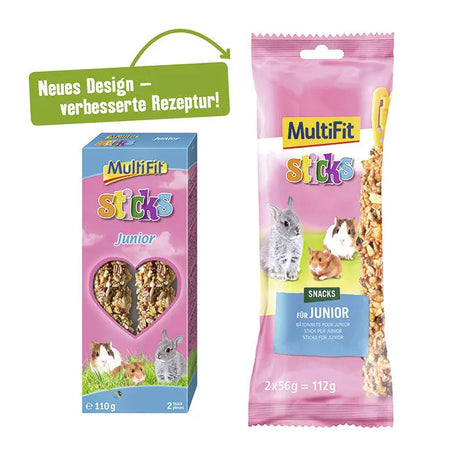 Sticks junior 2 stk 112 g - Maxi Zoo Danmark