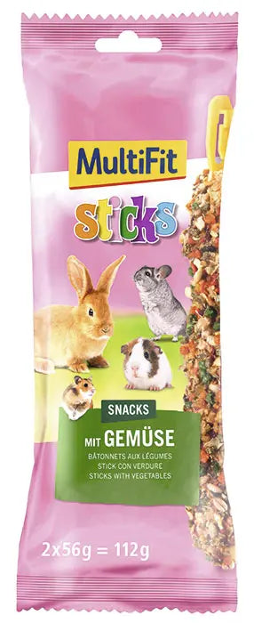 Sticks Grøntsager 2 stk 112 g - Maxi Zoo Danmark