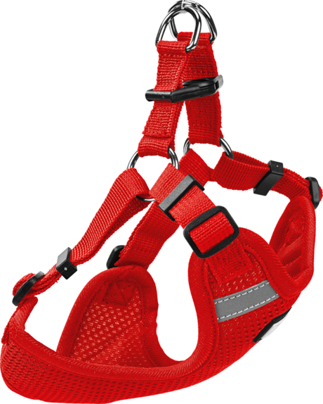 Nylonsele Mesh 24-32 cm rød - Maxi Zoo Danmark
