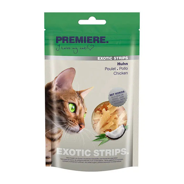 Exotic Strips Kylling m. kokos 50g - Maxi Zoo Danmark