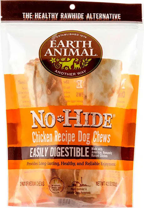 No-Hide Chicken Chews Medium 2 stk - Maxi Zoo Danmark