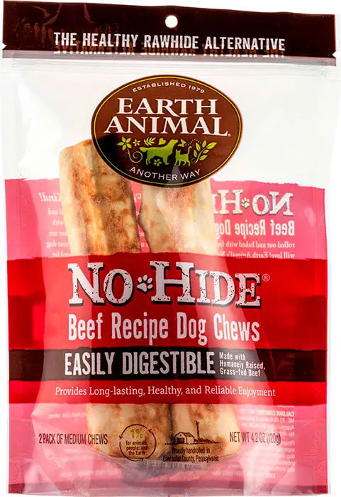 No-Hide Beef Chews Medium 2 stk - Maxi Zoo Danmark
