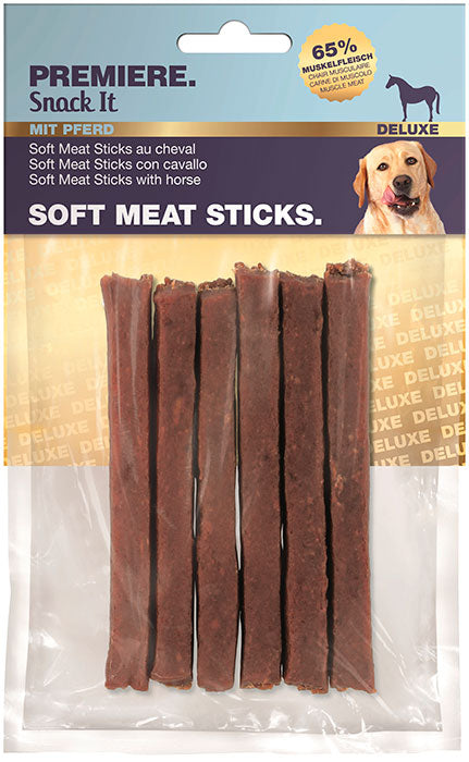Soft Meat sticksHest 100g - Maxi Zoo Danmark
