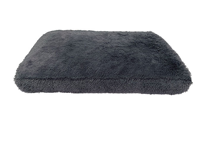 Hundepude Fluffy S 74x52x8 cm koksgrå
