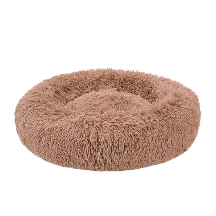 Hundeseng Fluffy XL Ø115 cm brun