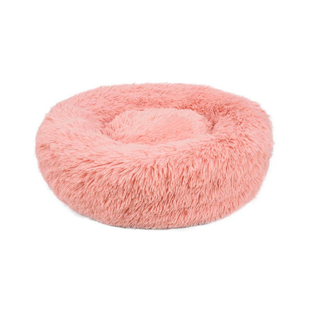 Hundeseng Fluffy M Ø76,5 cm rosa - Maxi Zoo Danmark
