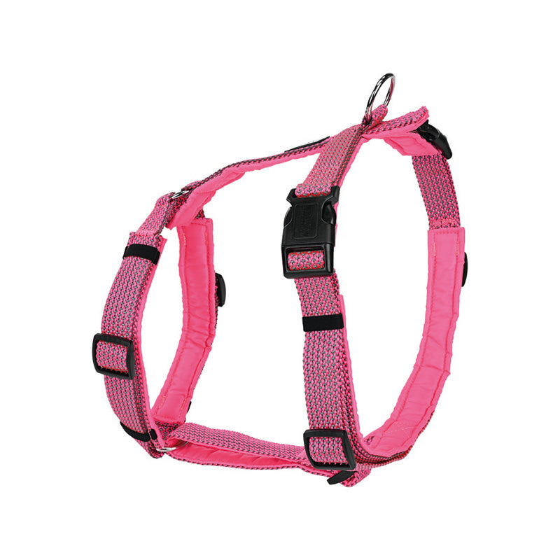 Nylonsele Comfort reflekterende L pink