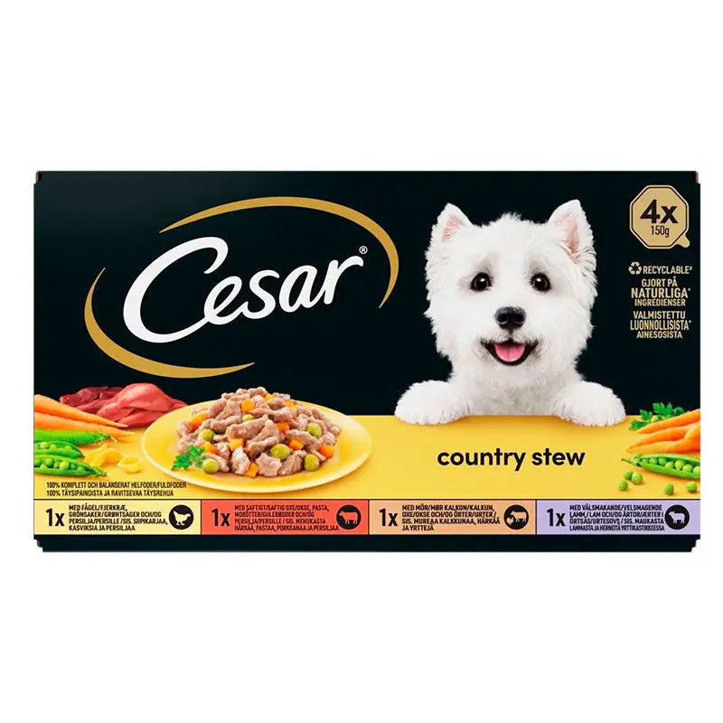 Flexible Tray Country Kitchen Soft 4 pack 150g - Maxi Zoo Danmark