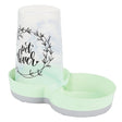 Foder og vand dispenser Leaf 28x16x22 cm - Maxi Zoo Danmark