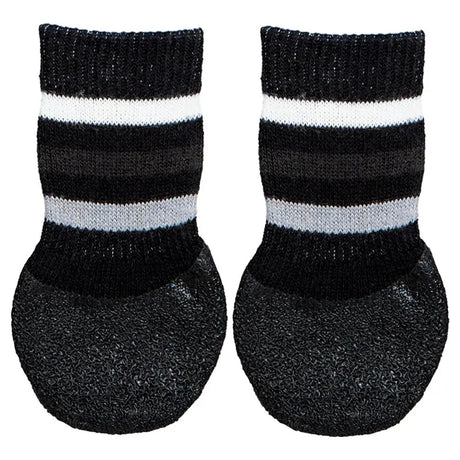 Hundesokker Non-slip S-M 2 stk/pk sort - Maxi Zoo Danmark