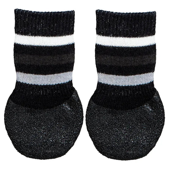 Hundesokker Non-slip S-M 2 stk/pk sort - Maxi Zoo Danmark