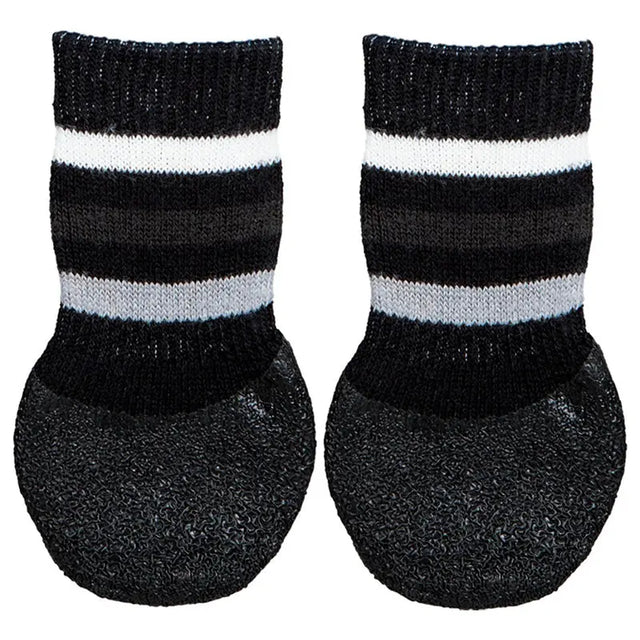 Hundesokker Non-slip L-XL 2 stk/pk sort - Maxi Zoo Danmark