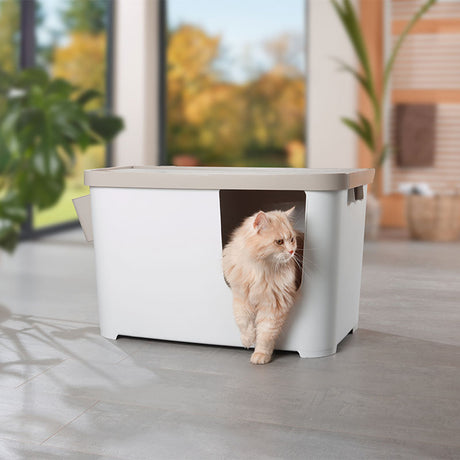 Kattetoilet XXL Titan75,5x44,8x44,8 cm - Maxi Zoo Danmark