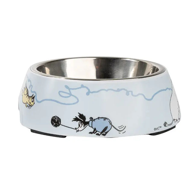 Melamin skål Moomin Pets S 160 ml blå - Maxi Zoo Danmark