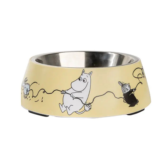 Melamin skål Moomin Pets M 325 ml gul - Maxi Zoo Danmark