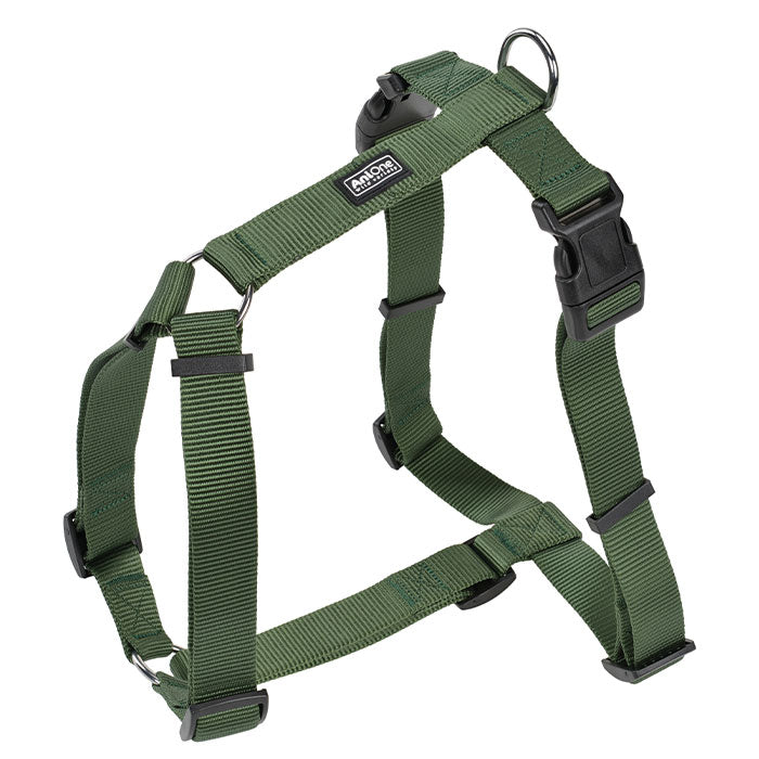 Nylon H-sele Classic Grøn - Maxi Zoo Danmark