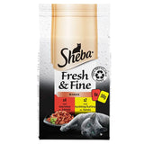 Sheba Fresh & Fine Okse og kylling 6x50g - Maxi Zoo Danmark