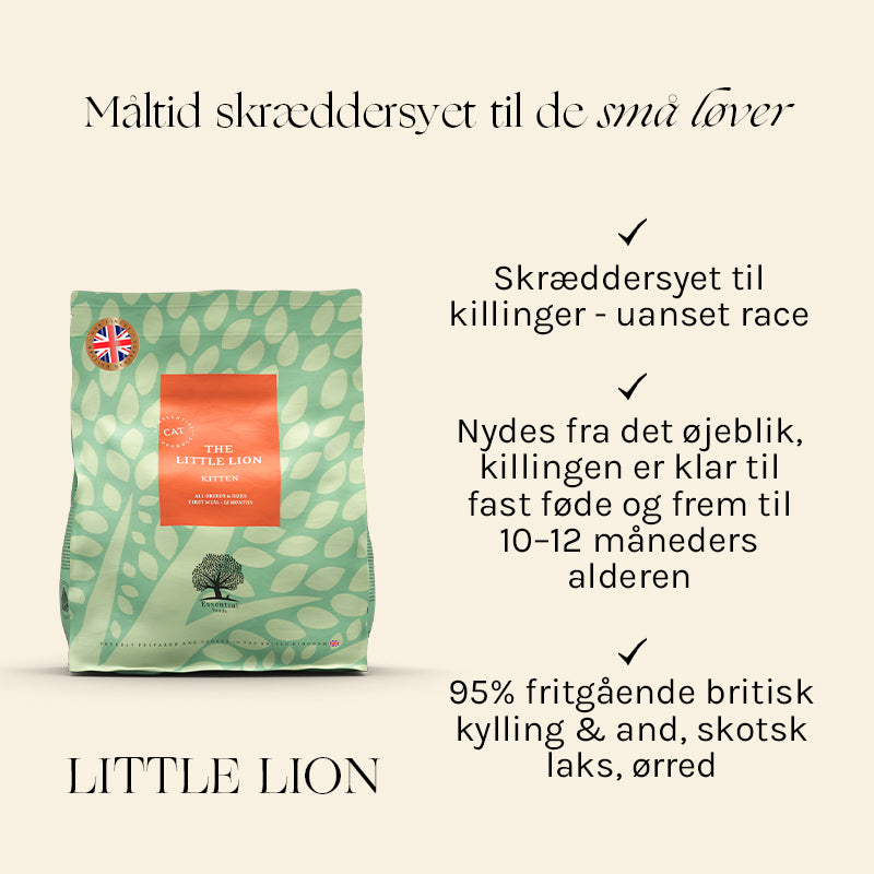 Kitten The Little Lion kylling, and, laks, ørred 1,5 kg
