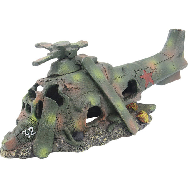 Akvarie Dekoration Helikopter 26x11x11 cm - Maxi Zoo Danmark