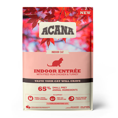 Indoor Entré kylling,sild,kalkun,kanin 4,5 kg - Maxi Zoo Danmark