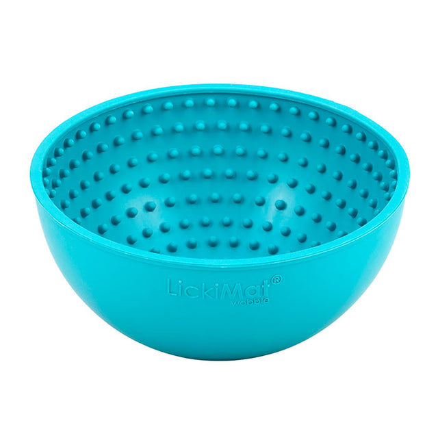 LickiMat Wobbleø18x8 cm turkis - Maxi Zoo Danmark
