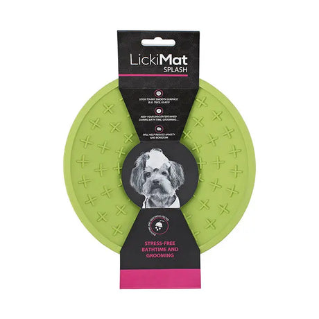 LickiMat Splash 20x6 cm grøn - Maxi Zoo Danmark