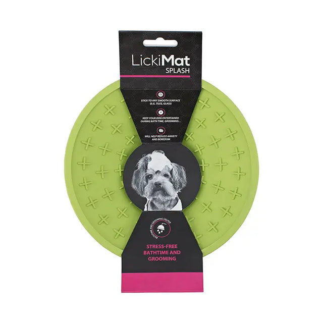 LickiMat Splash 20x6 cm grøn - Maxi Zoo Danmark
