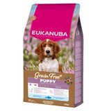 Puppy & Junior Small/Medium Kornfri Fisk 3 kg - Maxi Zoo Danmark