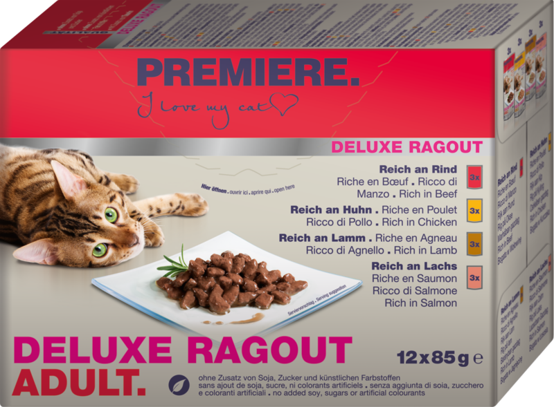 Adult Deluxe Multipack, pouchRagout 12x85 g - Maxi Zoo Danmark