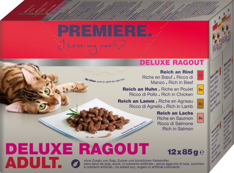 Adult Deluxe Multipack, pouchRagout 12x85 g - Maxi Zoo Danmark