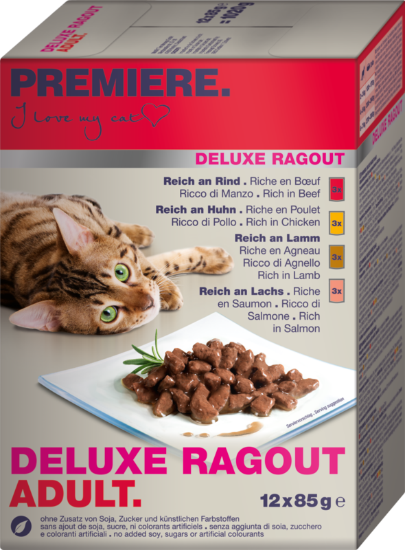 Adult Deluxe Multipack, pouchRagout 12x85 g - Maxi Zoo Danmark