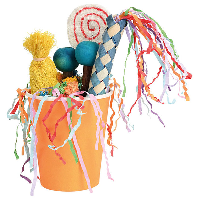 Gnaverlegetøj Celebretion slikbuket 8x15 cm - Maxi Zoo Danmark