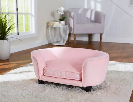 Coco hundesofa plys Pink - Maxi Zoo Danmark