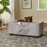 Hundesofa Surrey 66,04 x 40,64 x 27,94 cm grå