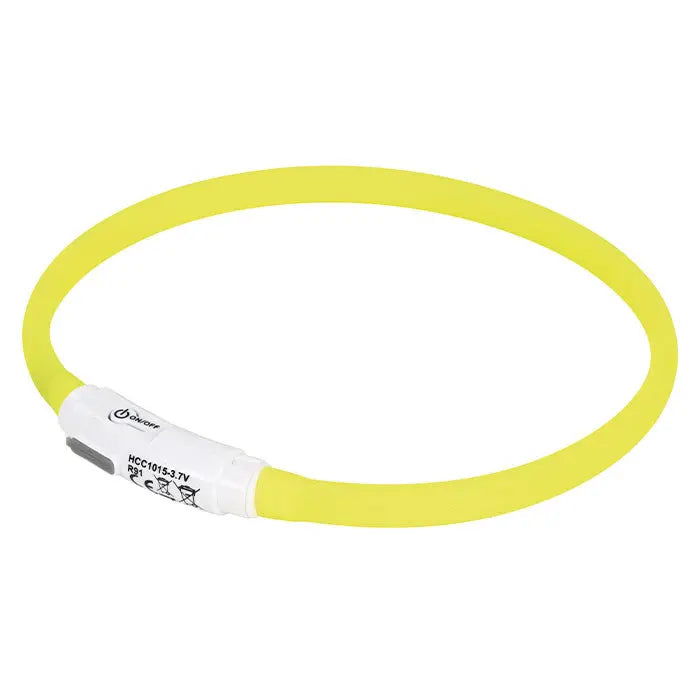 Lyshalsbånd Blinking Candy 35 cm gul - Maxi Zoo Danmark