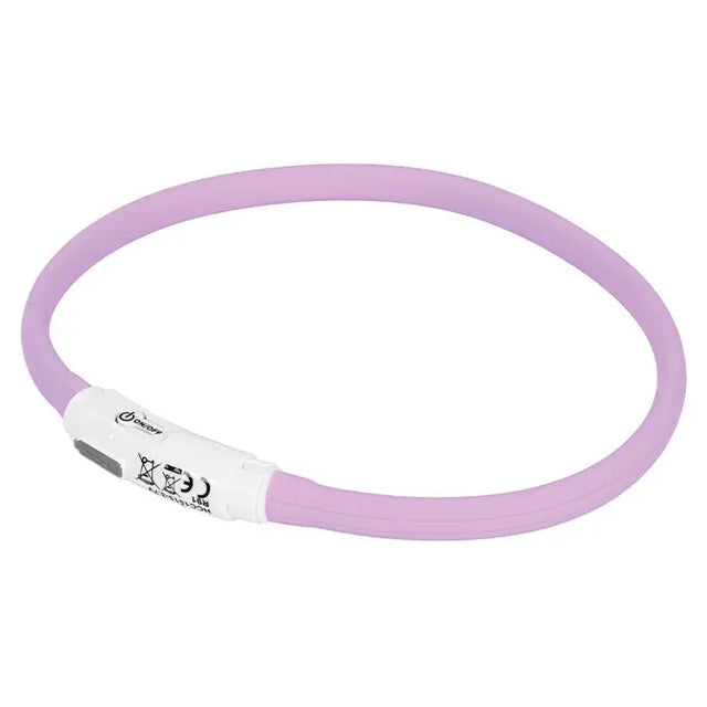 Lyshalsbånd Blinking Candy 45 cm lilla - Maxi Zoo Danmark
