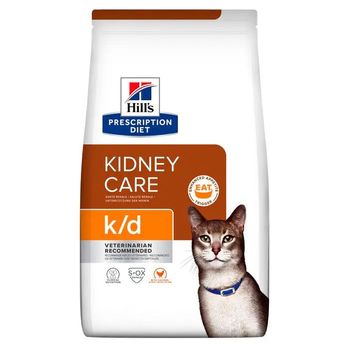 Diætetisk foder k/d Kidney Care med kylling 3kg - Maxi Zoo Danmark
