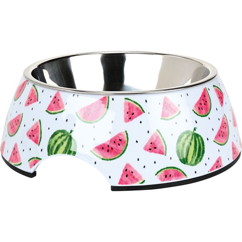 Melamin skål Fruity Hvid - Maxi Zoo Danmark